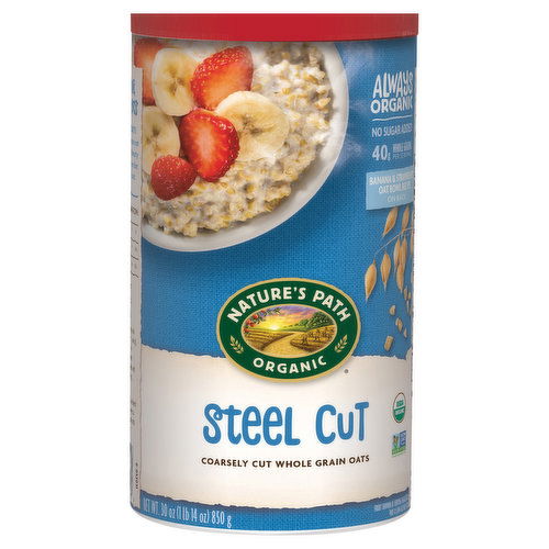 Nature's Path Organic Oats, Whole Grain, Steel Cut
