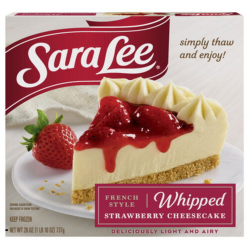 Sara Lee Whipped French Style Strawberry Cheesecake