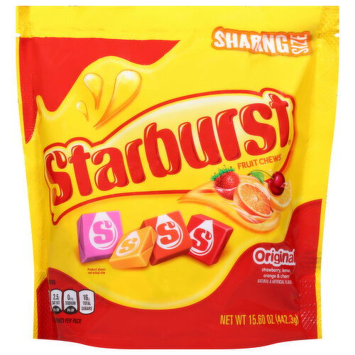 Starburst Original Fruit Chews Sharing Size
