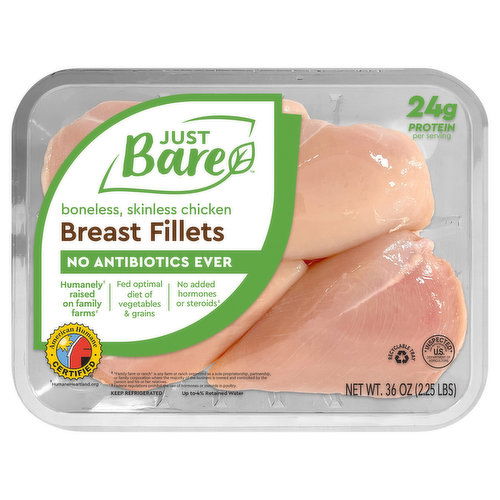 Just Bare Boneless Skinless Chicken Breast