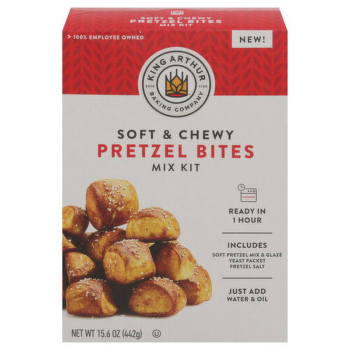 King Arthur Baking Company Pretzel Bites Mix Kit, Soft & Chewy