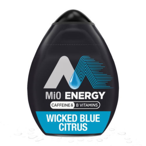 Mio Wicked Blue Citrus Naturally Flavored Liquid Water Enhancer with Caffeine & B Vitamins