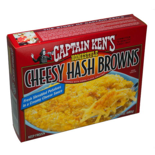 Captain Ken's Homestyle Cheesy Hash Browns