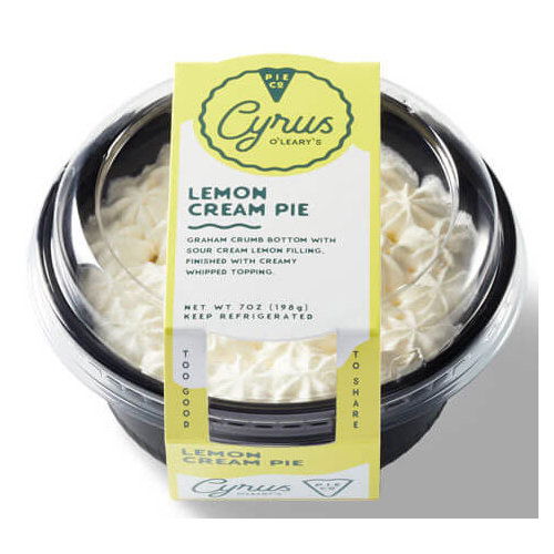 Cyrus O'Leary's Sour Cream Lemon Pie