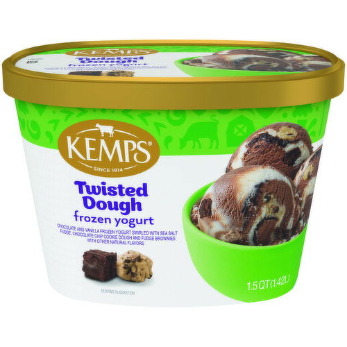 Kemps Twisted Dough Frozen Yogurt