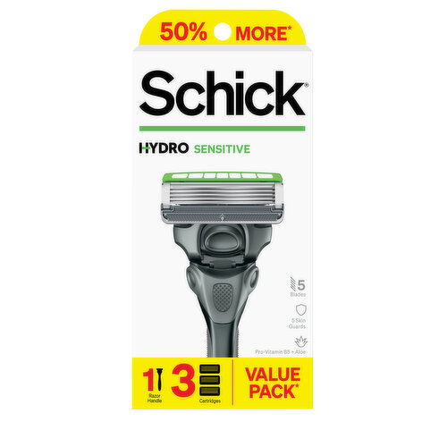 Schick Schick Hydro 5 Men's Sensitive Razor Value Pack