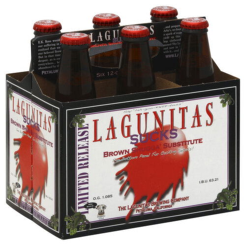 Lagunitas Ale, Brown Shugga' Substitute, Sucks, Limited Release