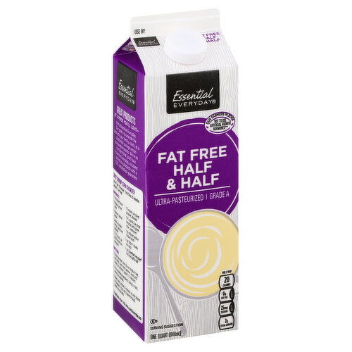 Essential Everyday Half & Half, Fat Free