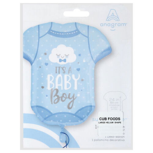 Anagram Helium Shape Baby Announcement Large Decorative Balloon