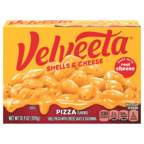 Velveeta Pizza Flavored Shells & Cheese