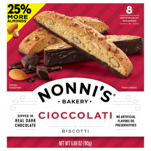 Nonni's Biscotti, Cioccolati