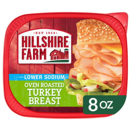 Hillshire Farm Ultra Thin Sliced Lower Sodium Oven Roasted Turkey Breast Sandwich Meat