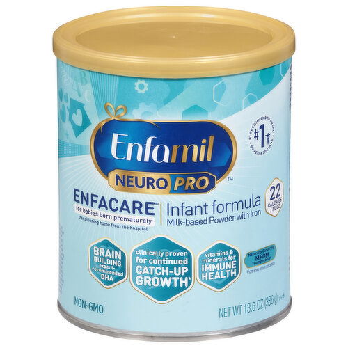 Enfamil Neuro Pro Enfacare Infant Formula, Milk-Based Powder with Iron