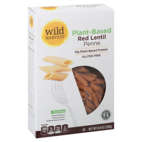 Wild Harvest Penne, Red Lentil, Plant-Based