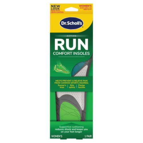 Dr. Scholl's Comfort Insoles, Active, Run, Women's