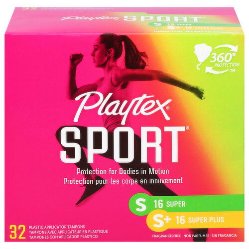 Playtex Sport Plastic Applicator Super/Super Plus