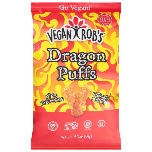 Vegan Rob's Puffs, Sorghum, Baked, Dragon