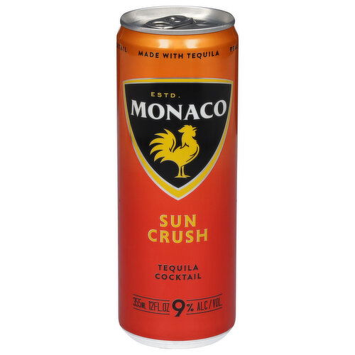 Monaco Tequila Cocktail, Sun Crush