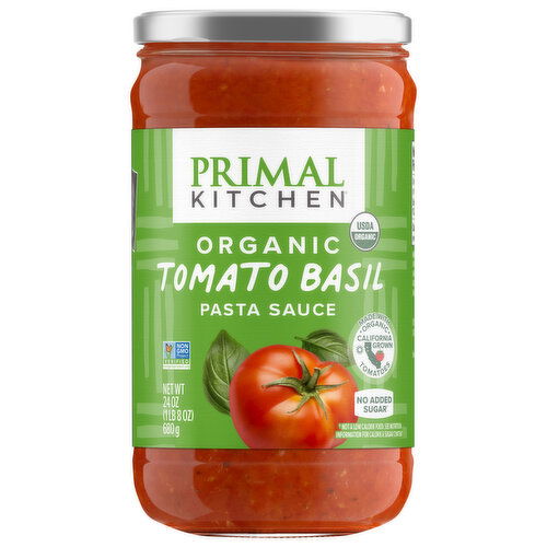 Primal Kitchen Pasta Sauce, Organic, Tomato Basil