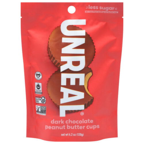 Unreal Peanut Butter Cups, Dark Chocolate