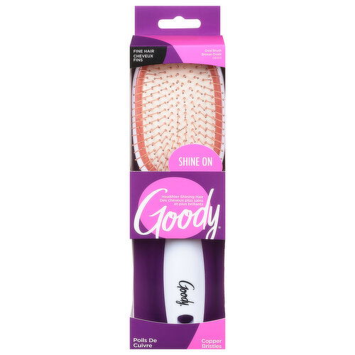 Goody Shine On Oval Brush, Copper Bristles