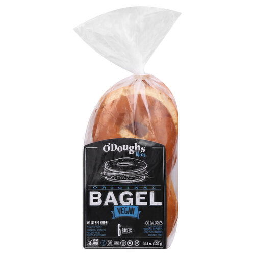 ODoughs Thins Bagels, Vegan, Original