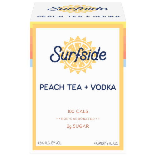 Surfside Peach Tea + Vodka
