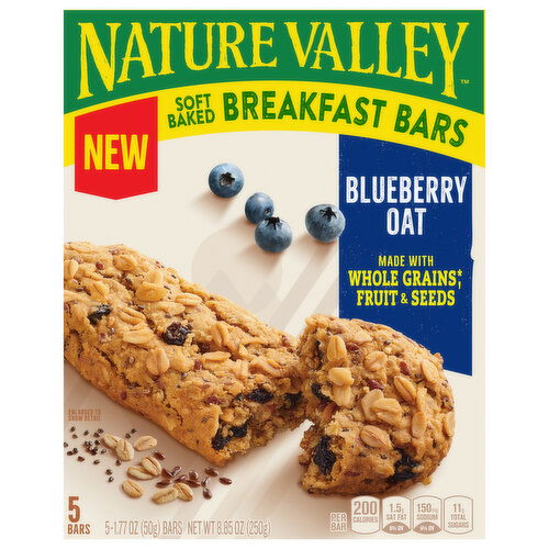 Nature Valley Soft Baked Blueberry Oat Breakfast Bars