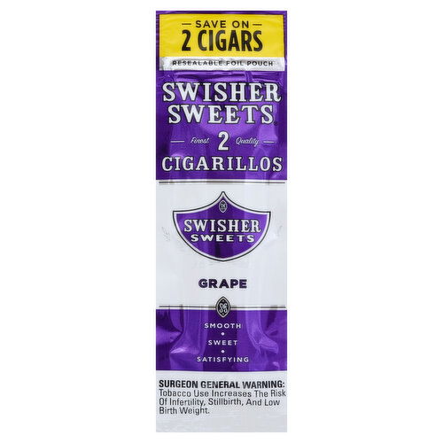 Swisher Sweets Cigarillos, Grape