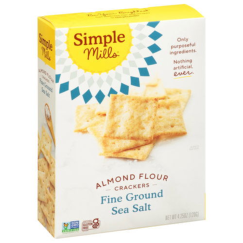 Simple Mills Crackers, Almond Flour, Fine Ground Sea Salt