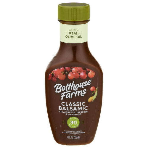 Bolthouse Farms Vinaigrette Dressing & Marinade, Classic Balsamic