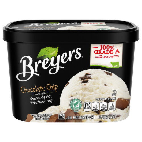 Breyers Frozen Dairy Dessert Chocolate Chip