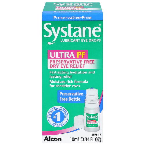 Systane Eye Drops, Lubricant, Ultra PF