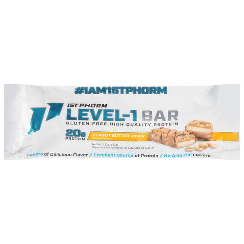 1st Phorm Level-1 Bar, Peanut Butter Lover