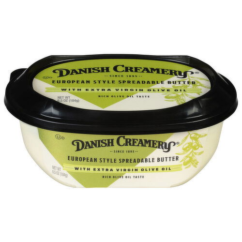 Danish Creamery Spreadable Butter, European Style