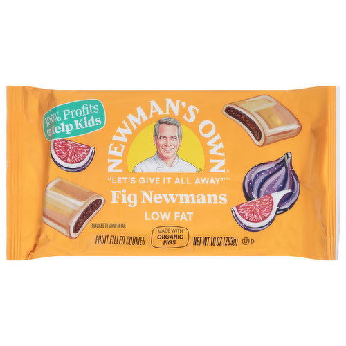 Newman's Own Fruit Filled Cookies, Low Fat, Fig Newmans