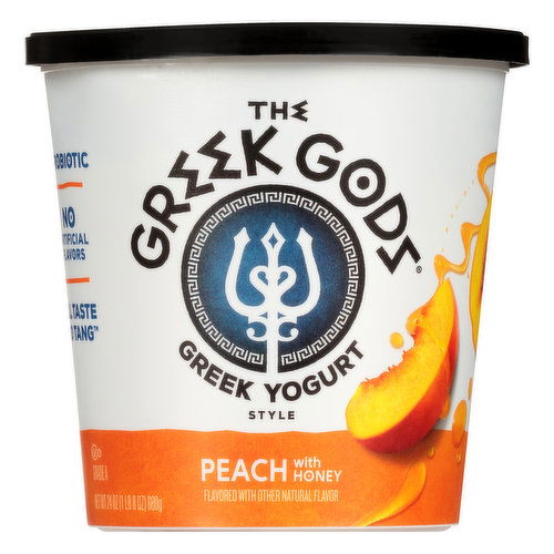 The Greek Gods Peach with Honey Greek Style Yogurt