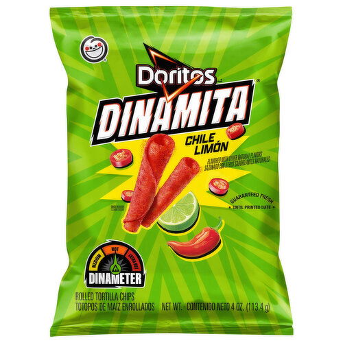 Doritos Dinamita Hot Chile Limon Rolled Tortilla Chips