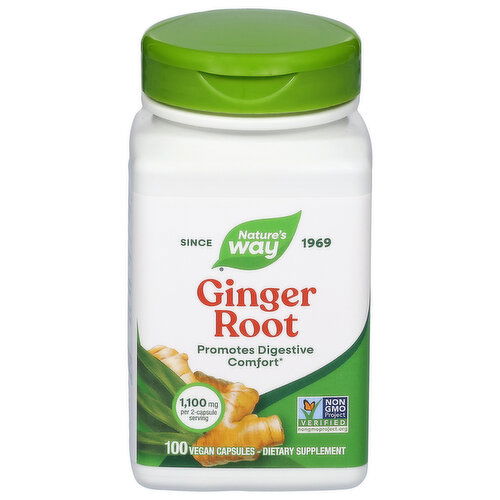Nature's Way Vegan Capsules 1,100 mg Ginger Root