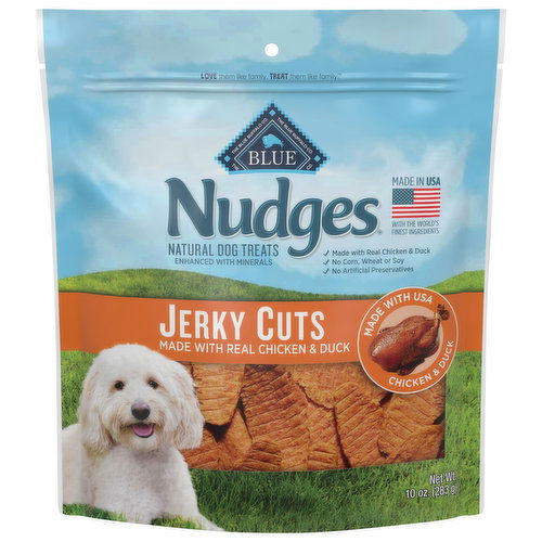 Blue Buffalo Blue Nudges Dog Treats, Natural, Jerky Cuts