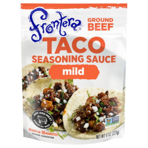 Frontera Taco Seasoning Sauce, Ground Beef, Mild