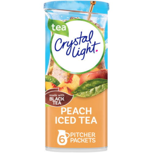 Crystal Light Peach Iced Tea Artificially Flavored Powdered Drink Mix