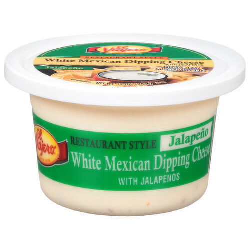 El Viajero Dipping Cheese, Jalapeno, White Mexican