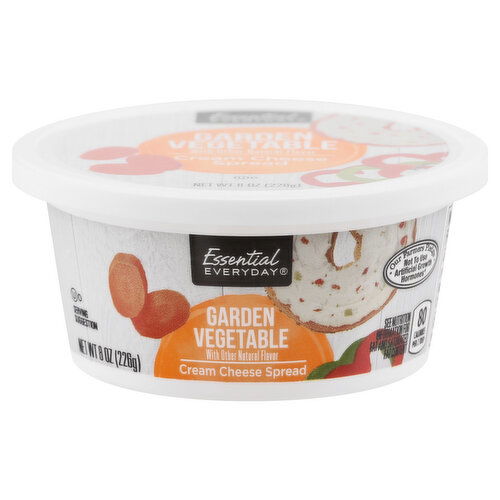 Essential Everyday Cream Cheese Spread, Garden Vegetable