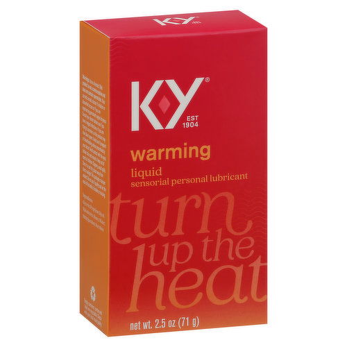 K-Y Personal Lubricant, Sensorial, Liquid, Warming