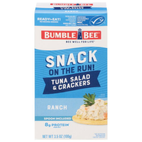 Bumble Bee Tuna Salad & Crackers, Ranch