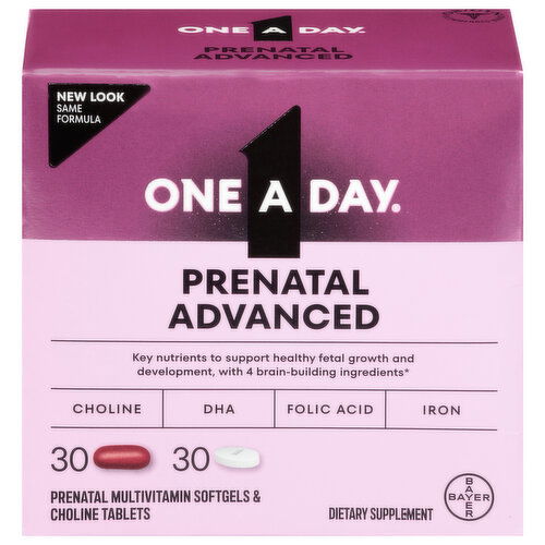 One A Day Advanced Softgels & Tablets Prenatal