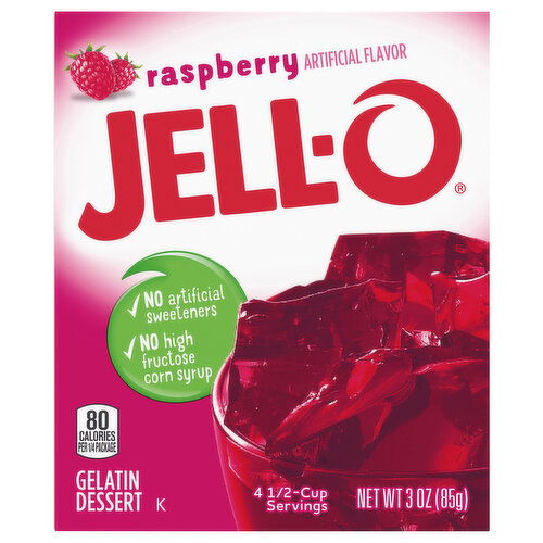 Jell-O Raspberry Gelatin Dessert Mix