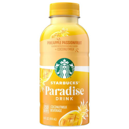 Starbucks Paradise Drink Pineapple Passionfruit Coconutmilk Beverage