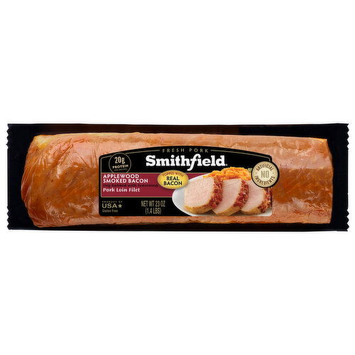 Smithfield Applewood Smoked Bacon Pork Loin Filet